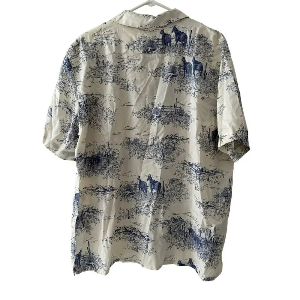 Levi's Relaxed Fit Sunset Camp Shirt New With Tags Size Large Men's Button Down
